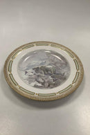 Flora Danica Jagtstel Middagstallerken No 239/3549 Isbjørn