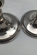 A Dragsted Sterling Sølv Lysestager (2)