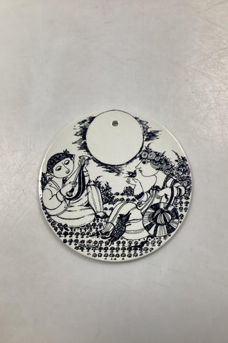 님묄레(Nymølle)를 위한 비요른 빈블라드(Bjørn Wiinblad)의 장식 접시 - 달(Måne)