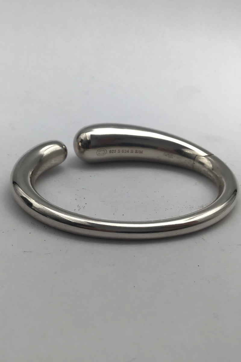 Georg Jensen Sterling Sølv Armring Mercy (Hængslet) No. 634 B