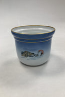 Bing og Grøndahl Harald Wiberg Weihnachtsset Blumentopf/Weinkühler Nr. 668