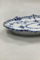 Royal Copenhagen Blaue kannelierte Schale Nr. 1115