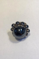 Georg Jensen Sterling Silver Ring No 166 ヘマタイト アストリッド・フォグ