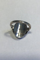 Georg Jensen Sterling Sølv Ring No 51 Sølvsten