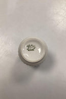 Lyngby Vase, Weiß gerillte Form ca. 8cm.