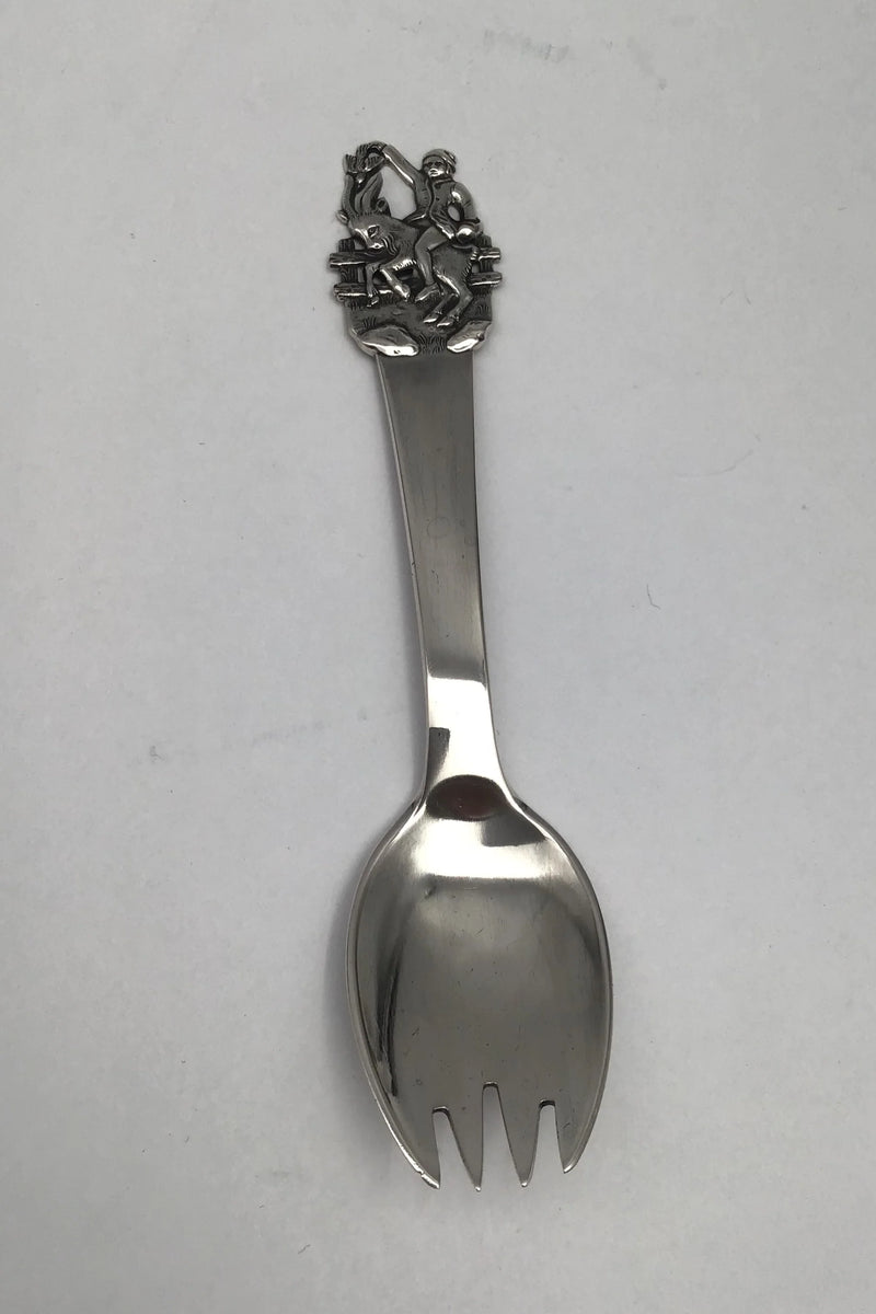 Horsens Sølv H.C. Andersen Eventyr Bestik Skaffel Klodshans