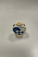 Aluminia Christmas Heart Candleholder/Vase in Blue