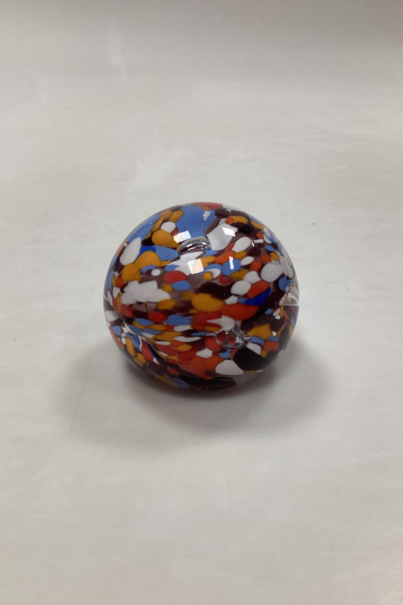 Multifarvet Brevvægt i Glas