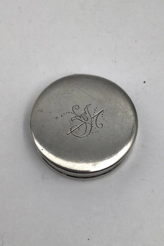 Dansk ? Sølv Pilleæske