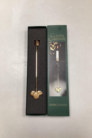 Georg Jensen Golden Christmas Lyseholder - Hasselnød 2002