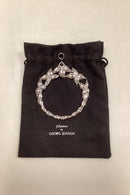 Georg Jensen Johanne 银色圣诞装饰 "花环"。