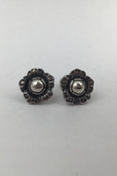 Georg Jensen Sterling Sølv Øreclips Årssmykke 2002