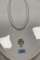 Royal Copenhagen Liselund Mørkeblå Ovalt fad No 374
