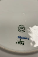 Royal Copenhagen Musselmalet Helblonde med gennembrudt kant Flad Tallerken No 1/1098