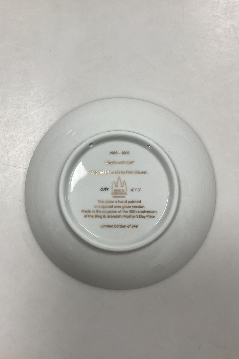 Bing og Grøndahl Mors Dags Platte i overglasur fra 2009