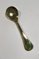 Georg Jensen Årsske 1989 i forgyldt Sterling Sølv med emalje.