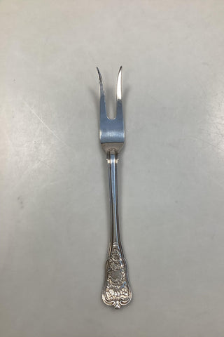 Georg Jensen Rosenborg Silver Plated Meat Fork