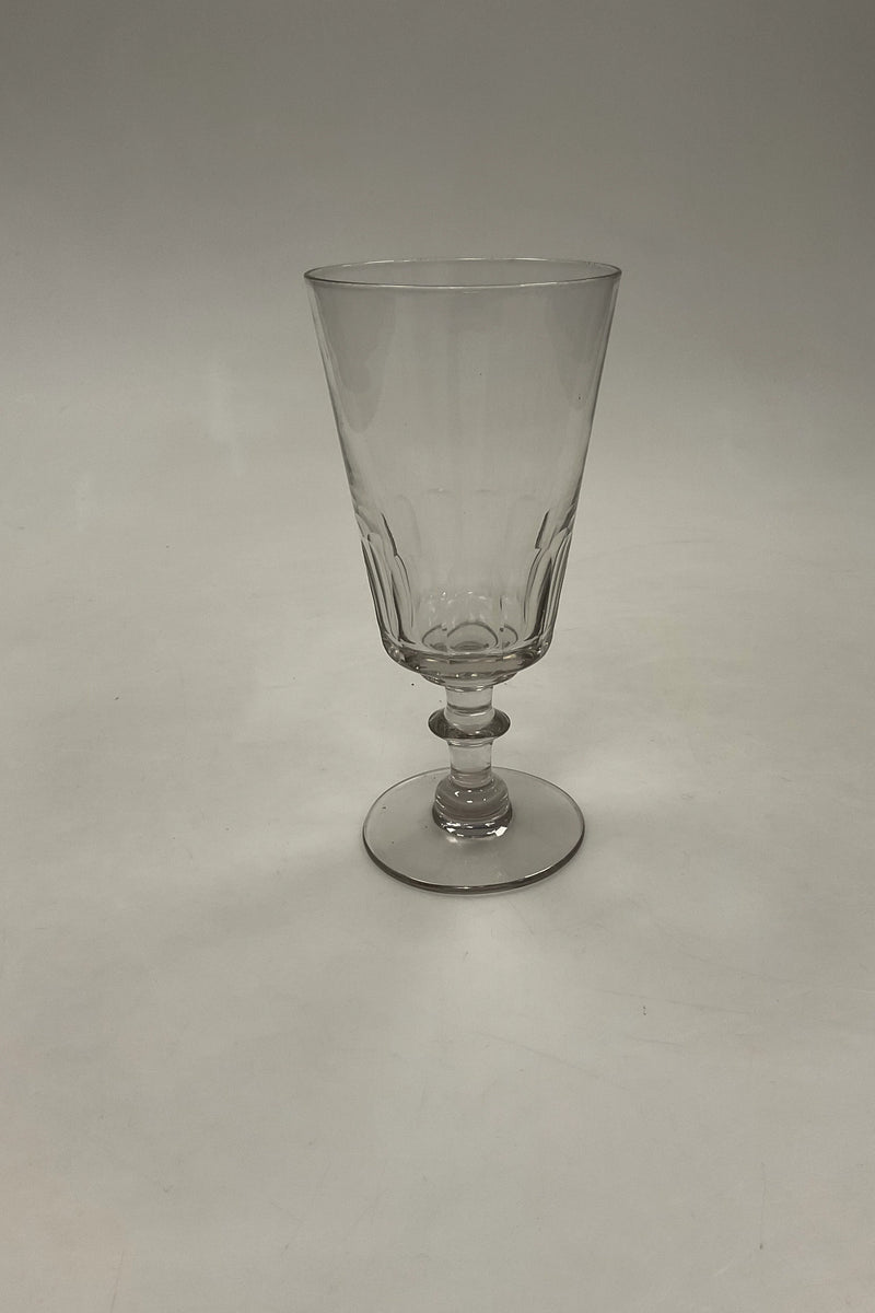 Holmegaard Wellington Porterglas halvt facetteret