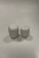 Royal Copenhagen Salto hvidt stel Salt og peberbøsse