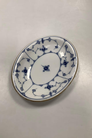 Royal Copenhagen Musselmalet Riflet underfad med guld