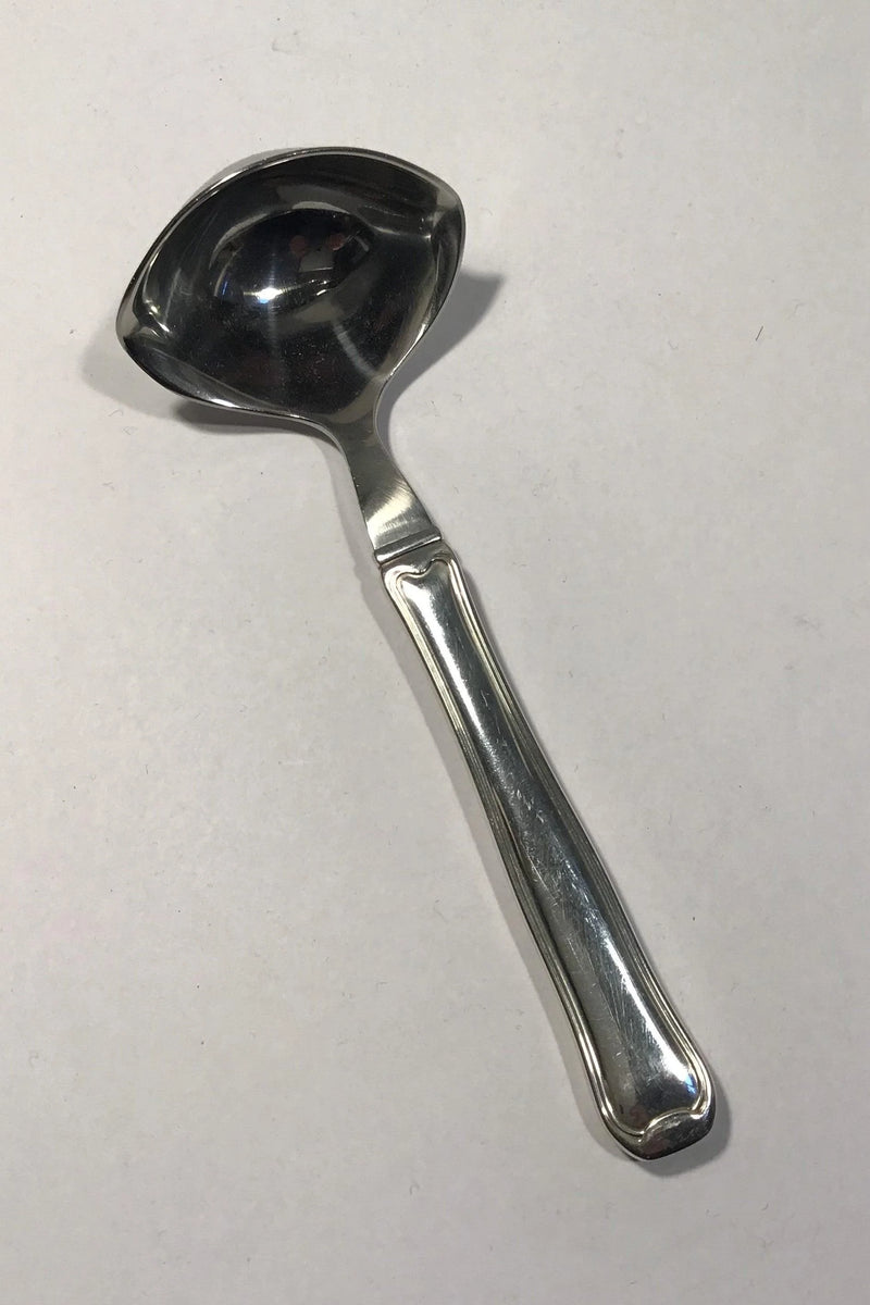 Georg Jensen Sterling Silver/Steel Double Serrated Sauce Spoon No