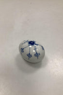 Bing und Grondahl Blau geriffelt Blaues geriffeltes Ei Nr. 691