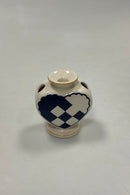 Aluminia Christmas Heart Candleholder/Vase in Blue