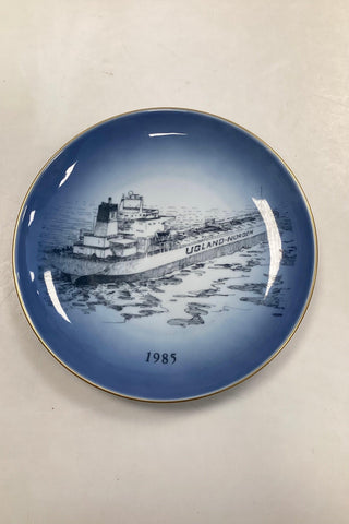 Bing und Grondahl Schiffsplatte von 1985