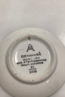 Royal Copenhagen 2010 Plaquette Nr. 51 Nakskov Chr. X Reiter Statue Maßnahmen 8cm / 3,15 Zoll