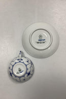 Royal Copenhagen Blue Fluted Half Lace Tea Cup and Saucer No. 525