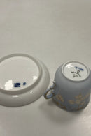 Tidlig Royal Copenhagen Art Nouveau Kop og underkop No 9