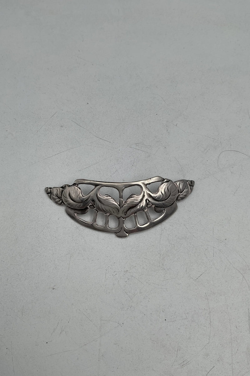 Frederik Kastor Hansen Sølv dekoration til hår kam fra 1919