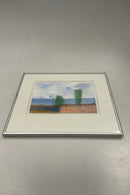 Inger Hanmann Akvarel Maleri i ramme 2