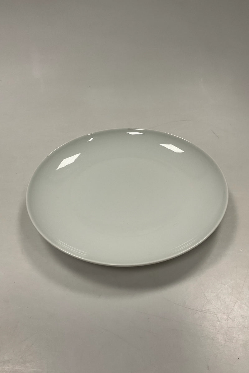 Bing og Grøndahl middagstallerken i hvid uden dekoration No. 325