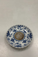 Royal Copenhagen Musselmalet Helblonde Askebæger / Platte med Sølvmønt No 1/1009