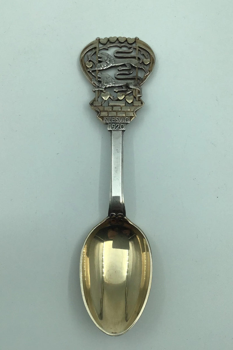 Anton Michelsen Mindeske I Forgyldt Sterling Sølv fra 1920