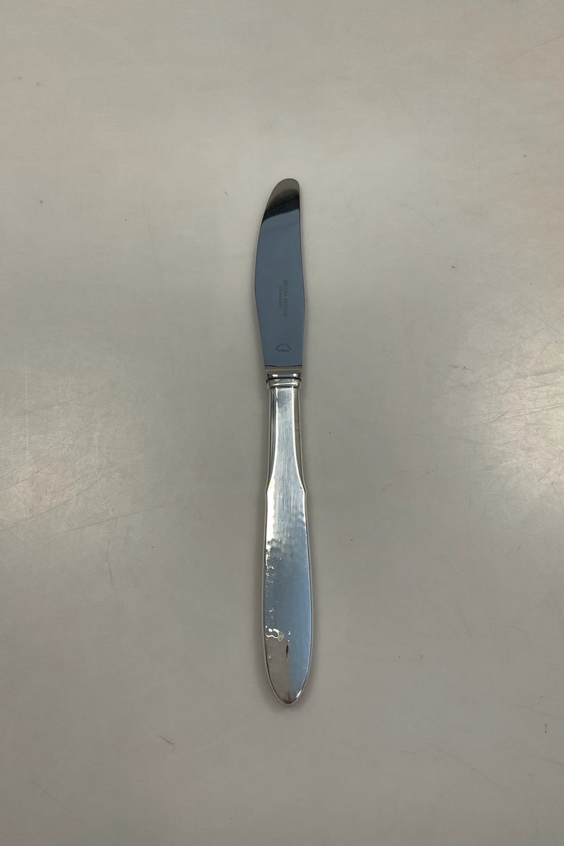 Georg Jensen Sølvplet Mermaid Spisekniv med langt skaft