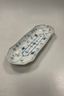 Royal Copenhagen Musselmalet Riflet aflangt Fad No. 297