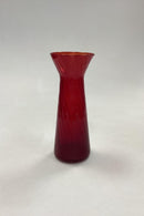 Rødt Hyacintglas Holmegaard / Kastrup / Fyens Glasværk