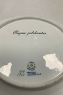Royal Copenhagen Grøn Fisketallerken No 919/1710 med Clupea pilchcardus