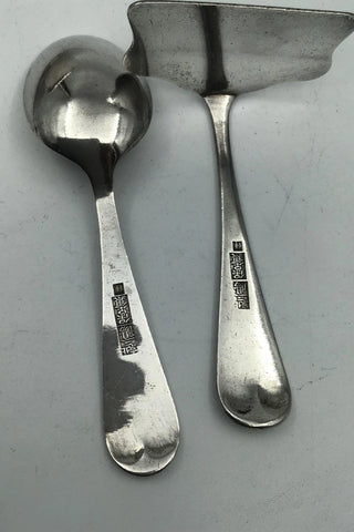 Chinesisches Silber Kinderbesteck im westlichen Stil (Löffel und Stößel)