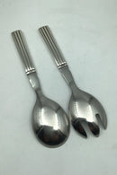 Georg Jensen Sterling Sølv/Stål Bernadotte Salatsæt No 133, mellem