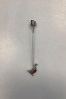 Georg Jensen Golden Christmas Lyseholder - Gås 1998 / Palladium