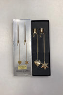 Georg Jensen Christmas Collectibles  Lyseholder - Hjerte og Stjerne 2010
