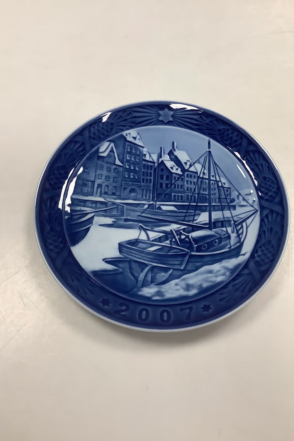 Royal Copenhagen Christmas plate from 2007
