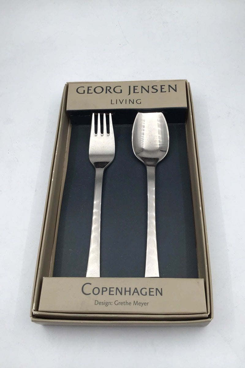 Georg Jensen Stainless Copenhagen Cutlery (Fork and Spoon)