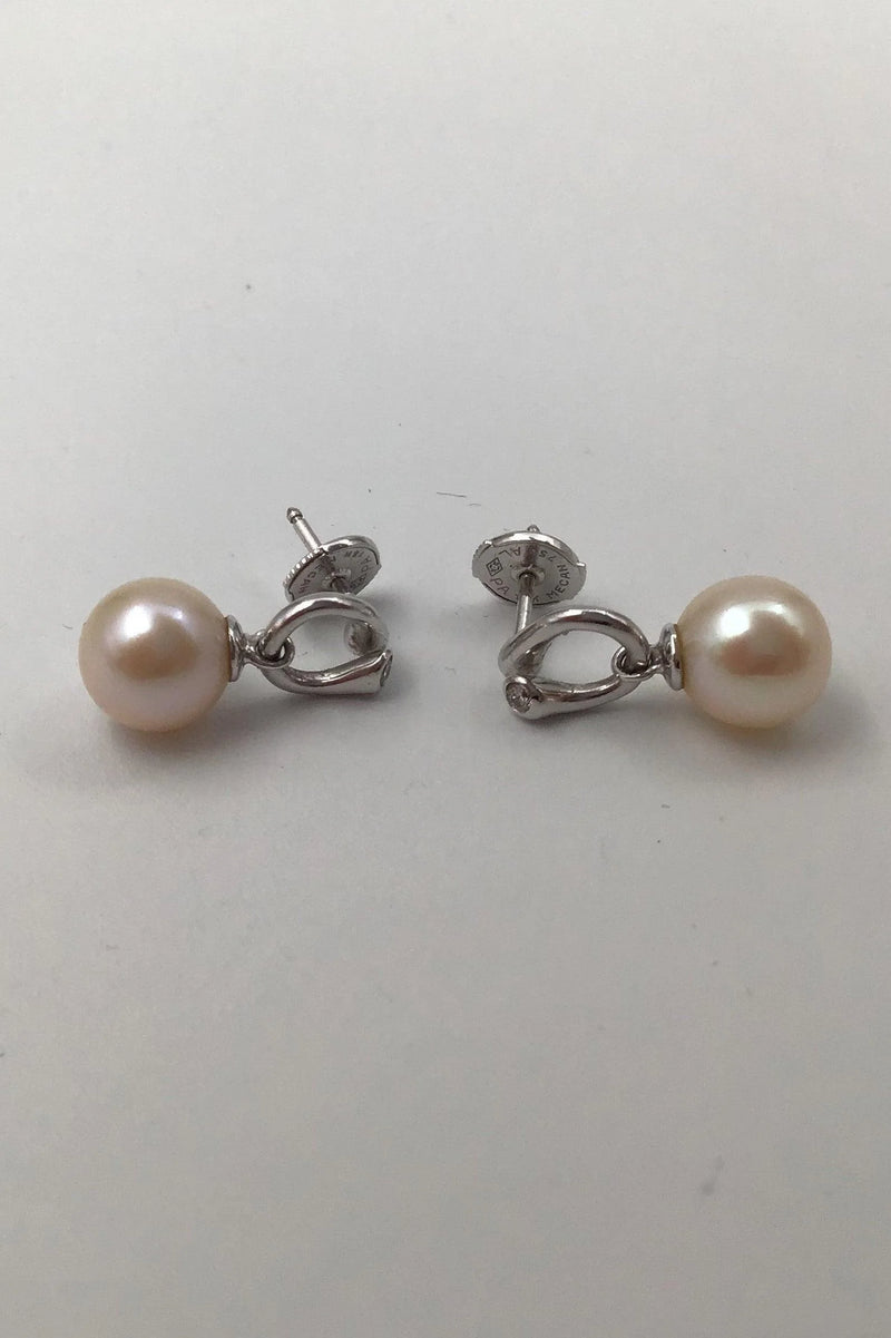 ジョージ ジェンセン 18K ホワイトゴールド マジック パール 