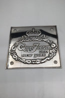 Georg Jensen Inc. New York  Forsølvet Forhandler Plaquette