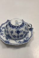 Royal Copenhagen Musselmalet Helblonde Tekop med Underkop No 1130