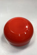 Holmegaard Palet Stor orangerød Glasskål